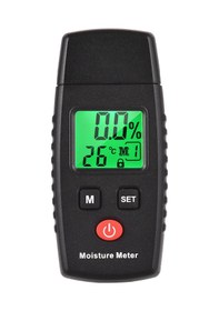 Resim Samdoo "taşınabilir Ahşap Nem Ölçer: Mobilya, Parke Ve Yakacak Odun İçin Hassas Ölçüm" Siyah 