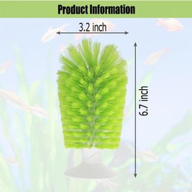 Resim Kangvka Kap kaplumbağa Kabuk Bakımı İçin Çok Fonksiyonlu Süngerli Fırça, Yeşil Renkli, Tank Ve Lavabo'da Kullanıma Uygun 