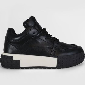 Resim Lufian 112230206 Burton Sneaker Erkek Deri Casual Klasik Ayakkabı SİYAH 