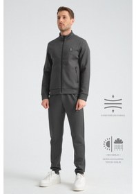 Resim Shooter Sportswear Shooter Scuba Mevsimlik Regular Fit Erkek Eşofman Takım Füme 