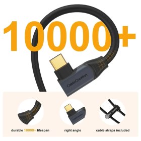 Resim Hype Store 5 Gbps Type-C Vr Data Şarj Kablosu Oculus Quest 2 Için Link Cable 90° Type-C Uç USB 3.2 Kablo 5 Metr 