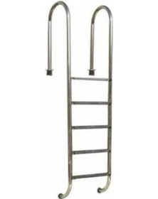 Resim DEV PASLANMAZ 5 Basamak Muro Havuz Merdiven AISI 316 Kalite 