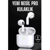 Resim Techno Stock Beyaz Yeni Nesil Pro Bluetooth Kulaklık Yüksek Ses Kaliteli Anc Özelliği 
