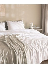 Resim Madame Coco Justine King Size %100 Pamuk Nevresim Takımı - Beyaz/mavi 8684427205037 Beyaz 