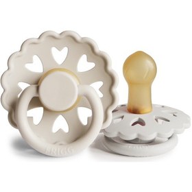 Resim Frigg Fairytale Kauçuk Emzik - Cream 0-6 Ay Krem 
