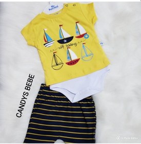 Resim Candysbebe Erkek Bebek 3-6 Ay Sarı Takım Sarı 