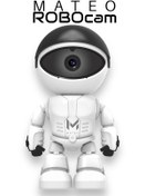 Resim MATEO Akıllı Kamera Robocam Wıfı 1080p Fhd Uzak Izleme Paylaşma Kayıt Izleme 