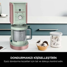 Resim 709 Ml, Frappe, Ninja Creami Deluxe 10-In-1 Dondurma Makinesi (Frozen Yoğurt) Yedek Dondurma Kaplı 