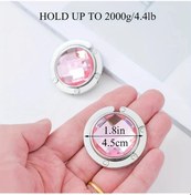 Resim Chenkestoreone 1 Paket Açık Mavi Katlanır Çanta Askısı - Kafe Ve Kütüphanelerde Masalar İçin Şık Çözüm Diğer 