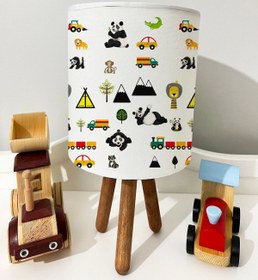 Resim dekomingo TRAFİK PANDALI DESENLİ BEBEK VE ÇOCUK ODASI 