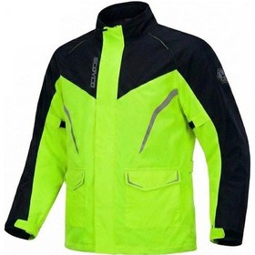 Resim Motosiklet Ve Bisiklet Yağmurluğu Alt Üst Takım Oxford Kumaş Astarlı Yağmurluk Takım Neon 