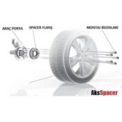 Resim AKS Peugeot 207 20MM Spacer Flanş 