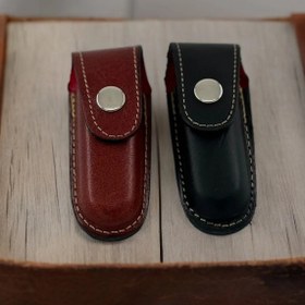 Resim Deri Çakı Kılıfı - Black 