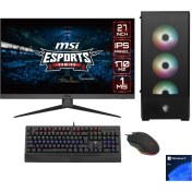 Resim Go Gamer DF1684DS Intel Core I9 14900KF 128GB 512GB SSD RTX4080 Super Windows 11 Pro 27" Masaüstü Bilgisayar 