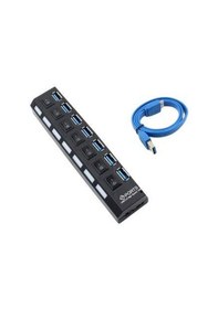 Resim 7 Port USB 3.0 Çoklayıcı On Off Anahtarlı 