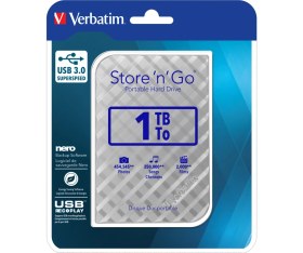 Resim Verbatim 53197 - 1tb USB 3.0 Taşınabilir Disk (Gümüş) 