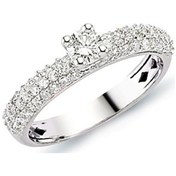 Resim Tektaş Pırlanta Yüzük 0.73 Ct G-Vs Sı 3.30 Gram 18 Ayar Altın 