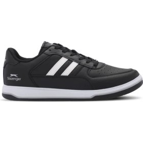 Resim Slazenger ALASTAR I Erkek Sneaker Ayakkabı Siyah / Beyaz 