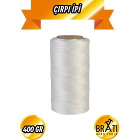 Resim BRATİ HAND TOOLS Çırpı Ipi Duvarcı Sıvacı Inşaat Naylon Duvar Ipi Uçurtma Ipi 200 gr 2 Adet 