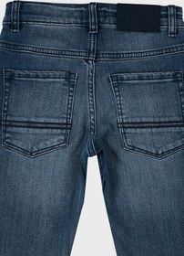 Resim Hugo Boss Çocuk Kot Pantolon 24710/z07 Stone Mavi 