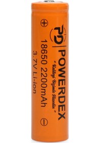 Resim Powerdex 18650 3.7 V 2200 mAh Li-ion Şarj Edilebilir Pil 