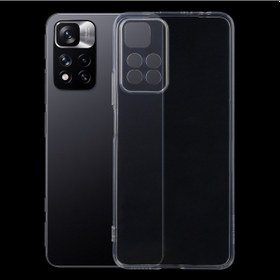 Resim Xiaomi Redmi Note 11 Pro / 11 Pro İçin 0.75mm Ultra-ince Şeffaf Tpu Yumuşak Telefon Kılıfı 