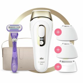Resim Braun Silk·expert Pro5 Pl5347 Yeni Nesil Ipl 400.000 Atımlı Ipl 3 Başlıklı Tüy Alma Cihazı 