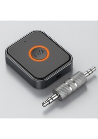 Resim Myblack Kablosuz Bluetooth 5.3 Jack Aux Araç Ses Aktarım Kiti Adaptörü Bluetooth Dönüştürücü 