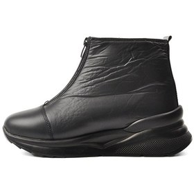 Resim White Line 844 Siyah İçi Kürklü Su İtici Kadın Kar Botu Siyah 