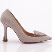 Resim Dgn 9028 Kadin Topuklu Ayakkabi 9028-2125-R0090 Altın 