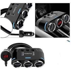 Resim 3'lü Çakmak Soketi 12v-24v 10a / Icca114 