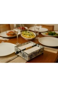 Resim Masalsı Store Eskitme Dekoratif Peçetelik 