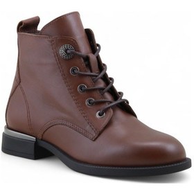 Resim Mammamia D25kb-8515 Hakiki Deri Kadın Bot Taba 