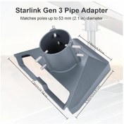 Resim Dream011 1 Adet Alüminyum Alaşım Starlink 3 Nesil Direk Montaj Adaptörü Kiti 304 Vida 