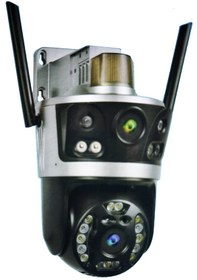 Resim Apronx Apx-wpg262 6mp 3.6mm Çift Kamera 21 Led Wifi Ptz Kamera 