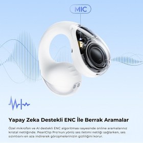 Resim Soundpeats Pearlclip Pro Bluetooth 6.0 Kulak İçi Kulaklık 