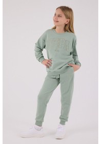 Resim U.S. Polo Assn. U.s. Polo Assn Kız Çocuk Yeşil Eşofman Takımı Us2305-c-v2 Yeşil 