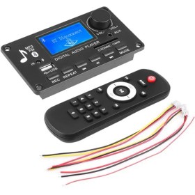 Resim Serfhyff Dc 12V Mp3 Kod Çözücü Kartı Amplifikatör Araba Radyo Alıcı Mp3 Çalar Bluetooth V5.0 USB Sd Modülü Mp3 Fm Aux Kayıt (Yurt Dışından) 