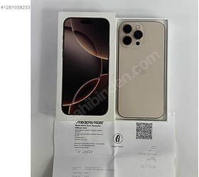 Resim Apple iPhone 16 Pro Max İkinci El TR | 512 GB | Çöl Titanyum 