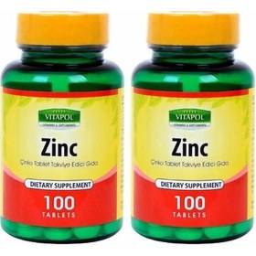 Resim Vitapol Çinko Sülfat 15 Mg 2X100 Tablet Zinc 