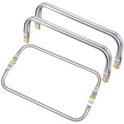 Resim 12 İnç Çanta Çerçevesi Dikdörtgen Kilit Öpücük Kilidi Tokalı Çanta Çerçevesi 4 Adet 