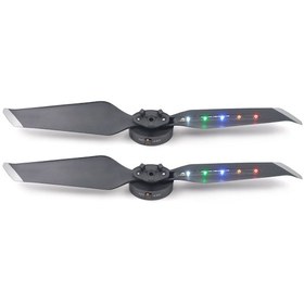 Resim Fosenze Djı Mavic 2 İçin Led Işıklı Pil Dolu Helis 1 Çift - Renkli Işık, Dayanıklı Pac Malzeme, 4.2v Giriş 