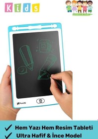 Resim Premium Lcd Ekranlı Kalemli Dijital Çizim Tableti Yazı Tahtası Boyama Resim Akıllı Tablet 8,5 Inç 