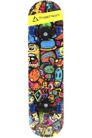 Resim Hepta Collection Triathlon T132 Tahta Ayı Desen Kaykay 