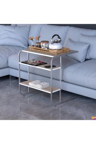 Resim Modilayn C Yan Sehpa Geniş Boy Tekerlekli Çalışma, Atıştırmalık, Yemek, Laptop Sehpası Cordoba 