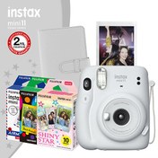 Resim Instax Mini 11 Beyaz Fotoğraf Makinesi Ve 10x3 Özel Filmli Hediye Seti Fujifilm