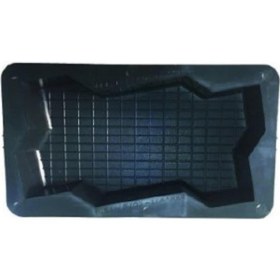 Resim Plastik Parke Taşı Kalıbı Tekli Es Taşı Kareli (10 Adet) 