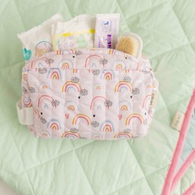 Resim Gökkuşağı Su Geçirmez Bebek Bakım Çantası 