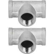 Resim Hangfox 2 Adet 316 Paslanmaz Çelik 1/2" Npt T-kolu Bağlantı Elemanı -30/+150 F 150 Psı Iso 49 Ansı B1.20.1 Uyumlu 