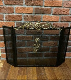 Resim Şömine Siperlik Gül Figürlü 